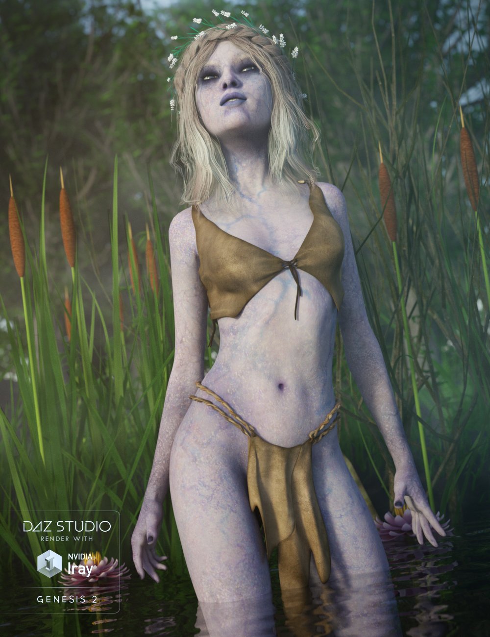 Lady of the Lake Texture for Ninive 6 by: , 3D Models by Daz 3D