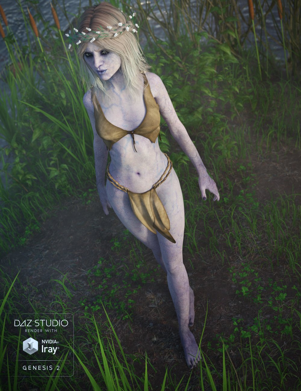 Lady of the Lake Texture for Ninive 6 by: , 3D Models by Daz 3D