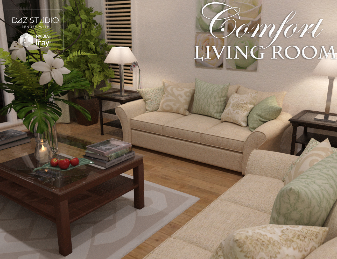 daz comfort living room