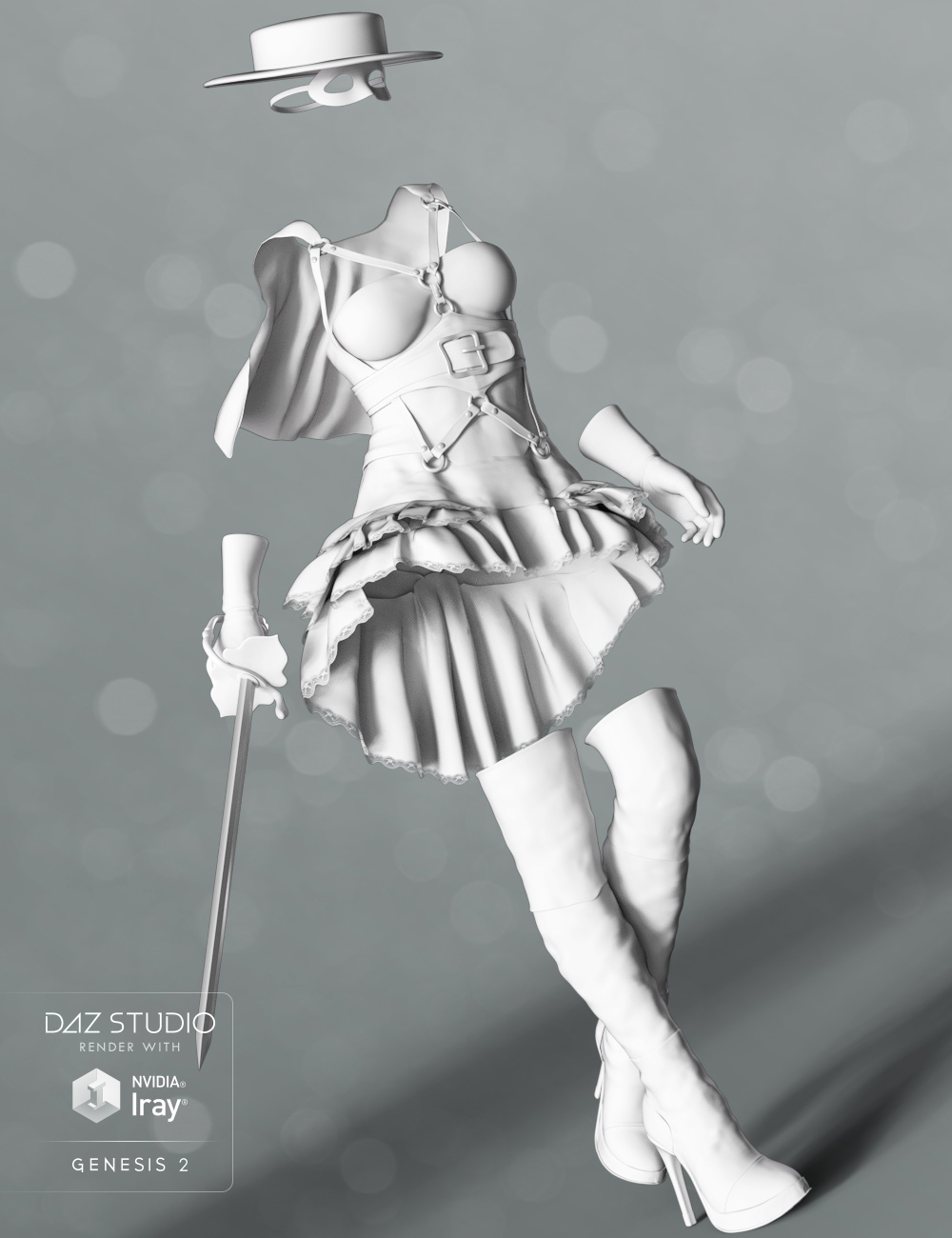 Bandolera for Genesis 2 Female(s) by: Barbara BrundonOziChick, 3D Models by Daz 3D