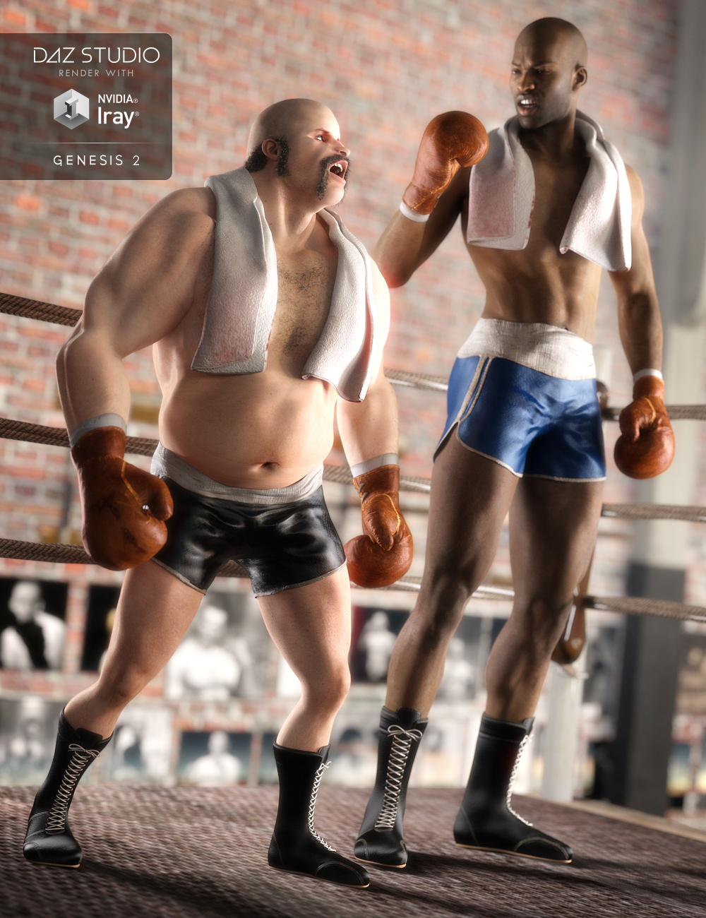 Vintage Boxing Outfit for Genesis 2 Male(s) Vintage Boxing Outfit for Genesis 2 Male(s) by: Didier, 3D Models by Daz 3D
