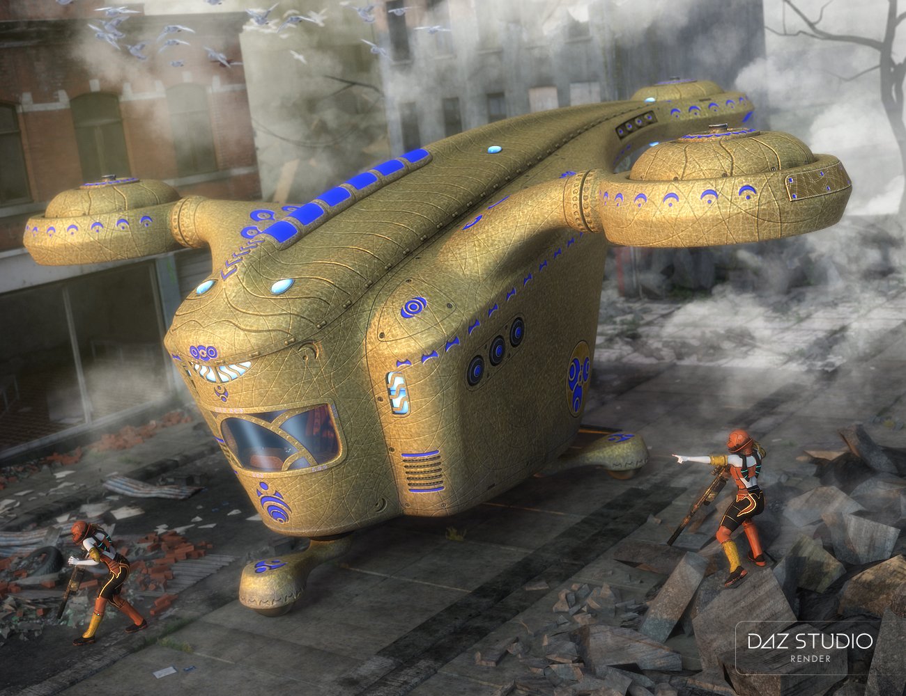 Atlantida Copter Atlantida Copter by: petipet, 3D Models by Daz 3D