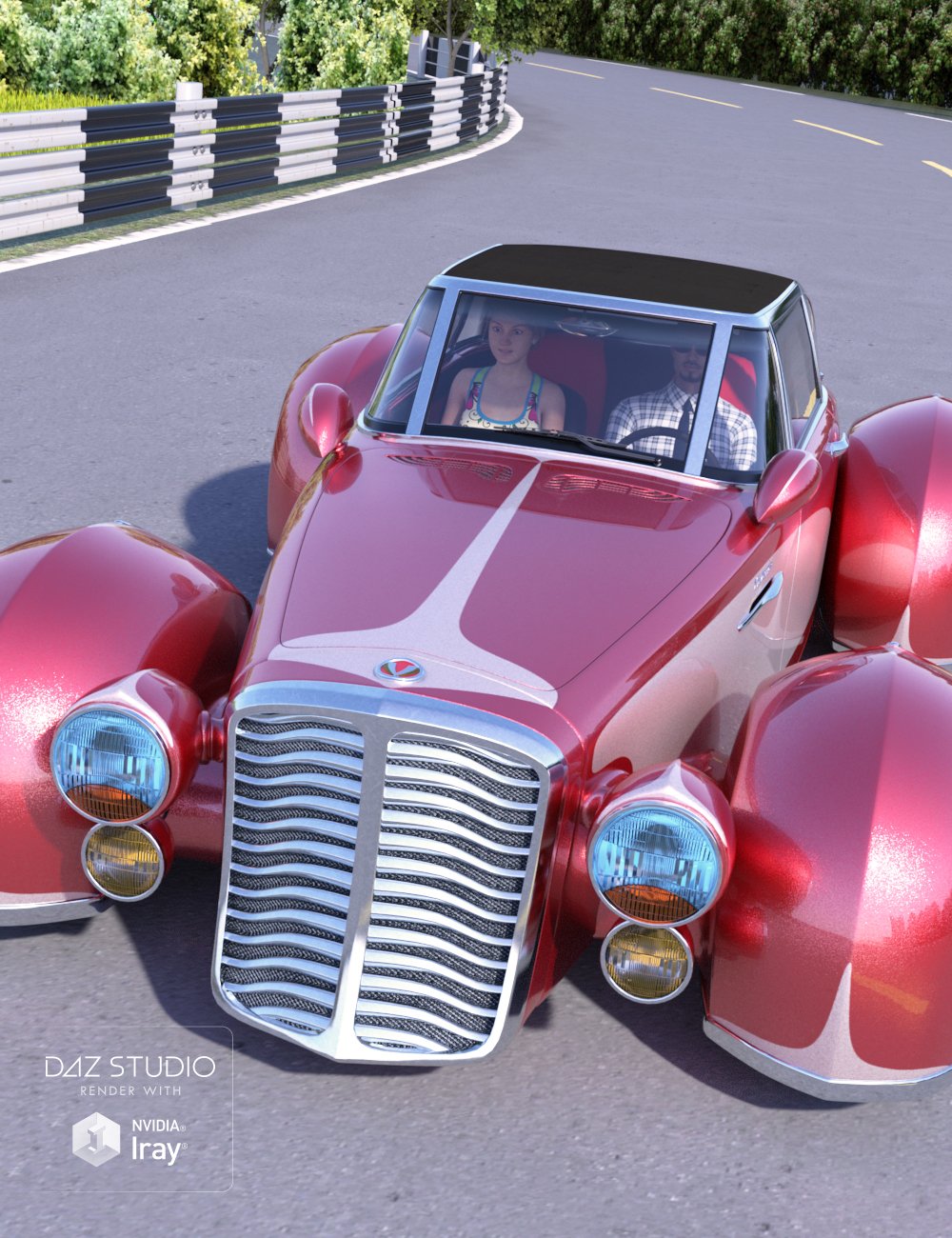 Car Victoria by: petipet, 3D Models by Daz 3D