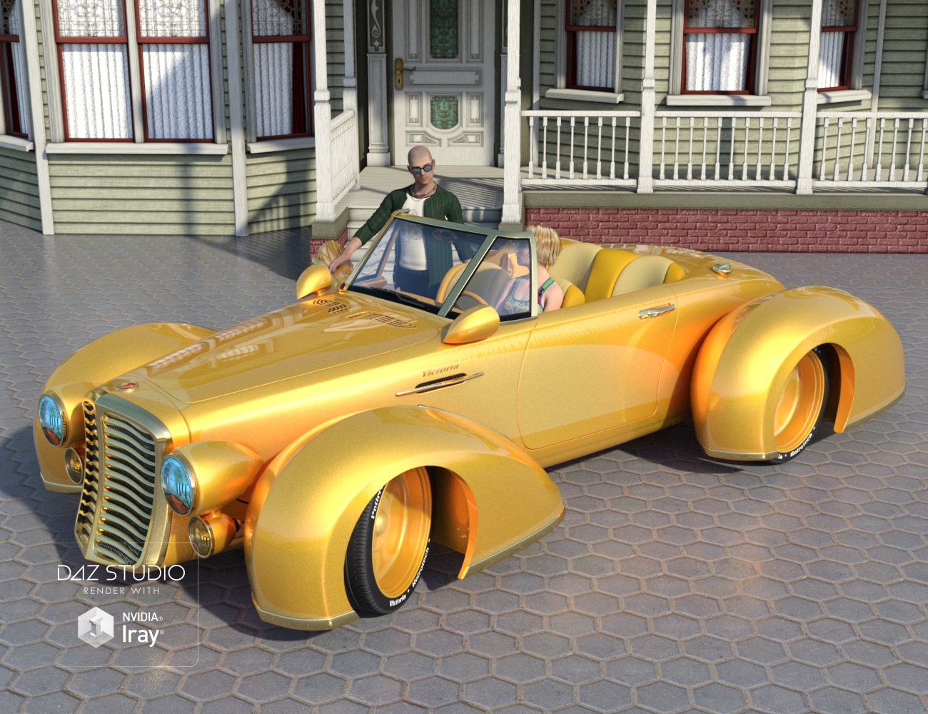 Car Victoria by: petipet, 3D Models by Daz 3D