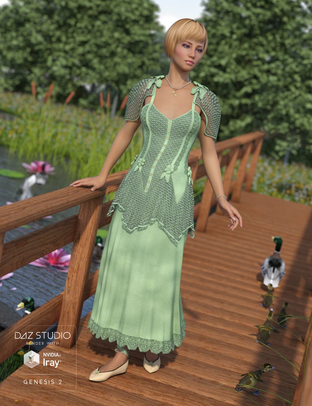 Primavera for Genesis 2 Female(s) by: Ravenhair, 3D Models by Daz 3D