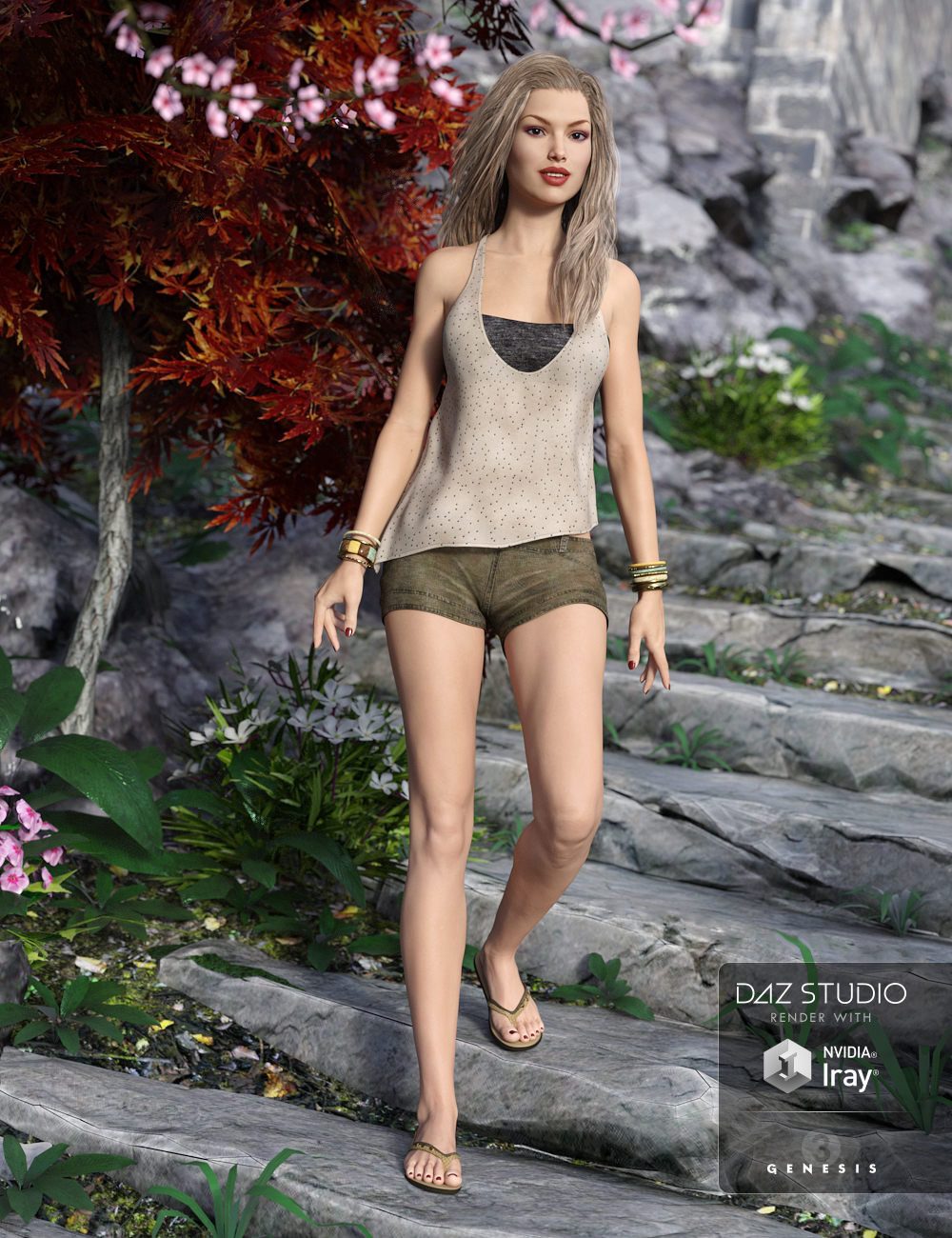Casual Summer Textures by: esha, 3D Models by Daz 3D