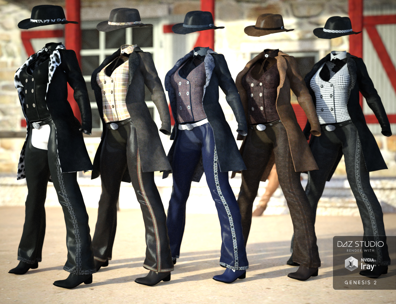 Cowgirl For Genesis 2 Female S Daz 3d