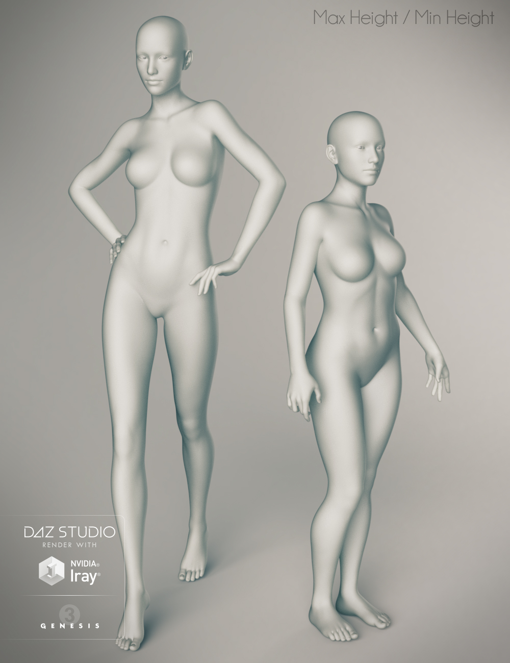 Genesis 3 Female Body Morphs by: , 3D Models by Daz 3D
