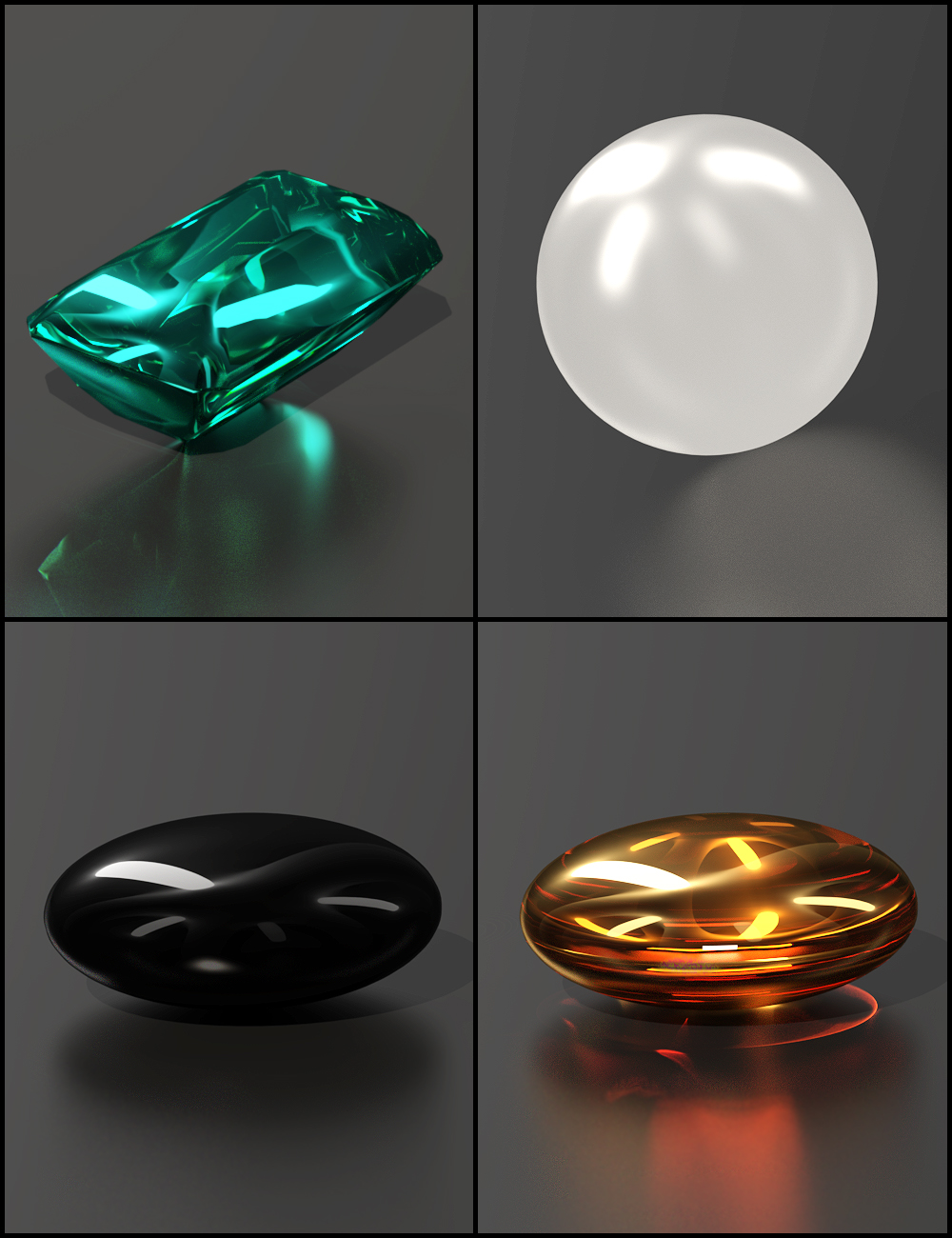 Metal and Gemstones by: JGreenlees, 3D Models by Daz 3D