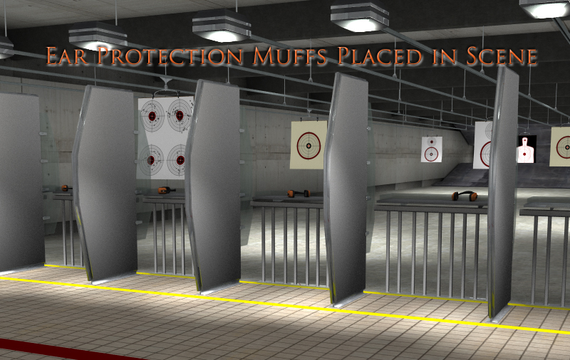 Indoor Gun Firing Range by: FirstBastion, 3D Models by Daz 3D