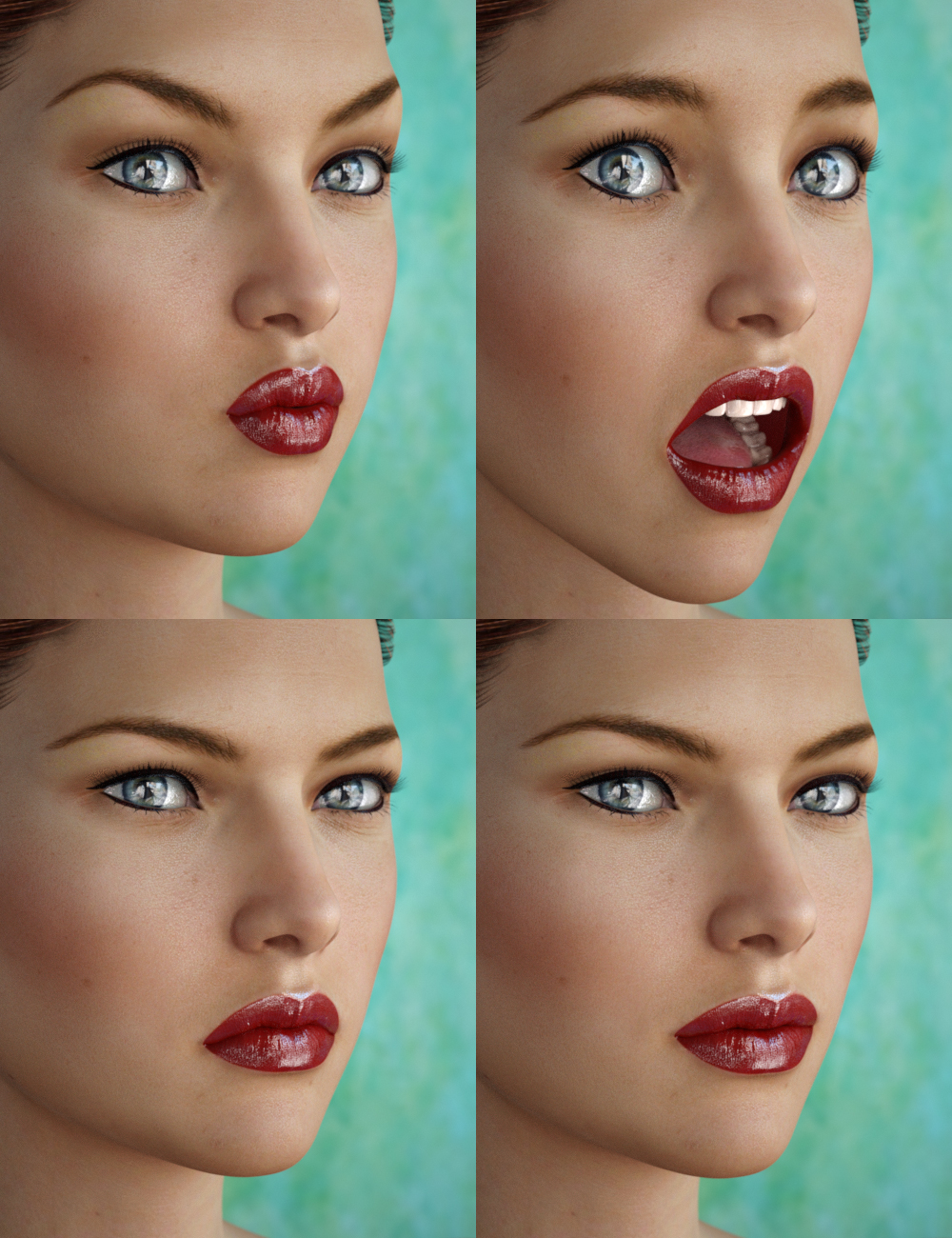 Victoria 7 Expression Set Victoria 7 Expression Set by: Diane, 3D Models by Daz 3D