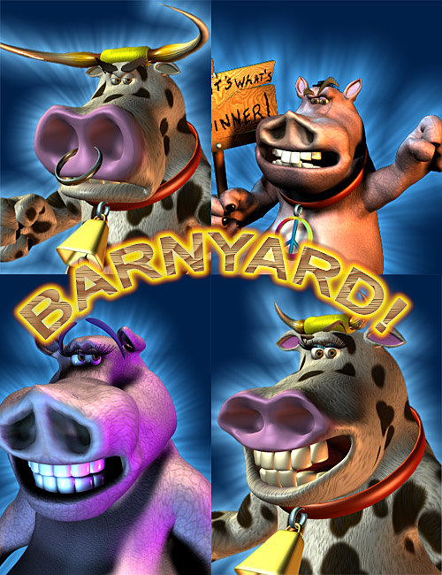 Zoo! Barnyard for Heavies Hippos by: Gareee, 3D Models by Daz 3D