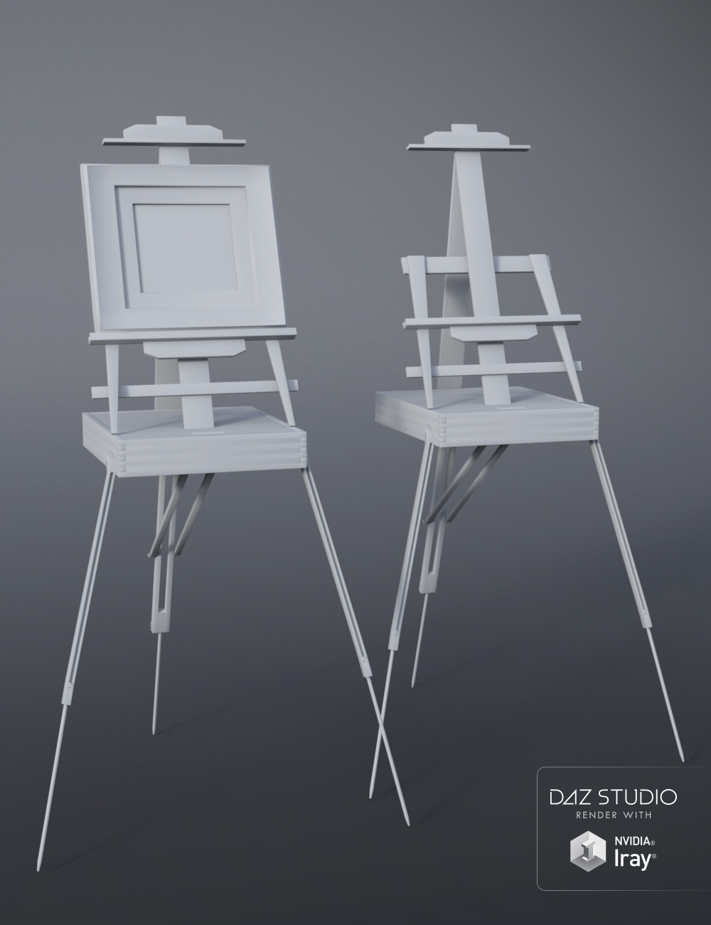 Decorative Easel Set by: , 3D Models by Daz 3D