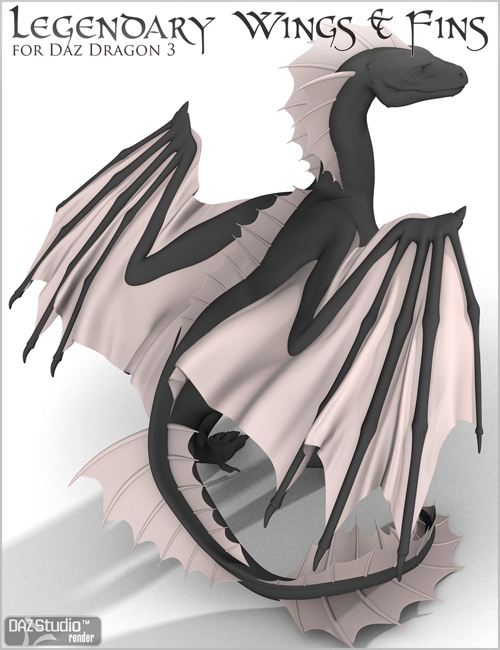 Legendary Wings & Fins HD for DAZ Dragon 3 Legendary Wings & Fins HD for DAZ Dragon 3 by: DarioFish, 3D Models by Daz 3D
