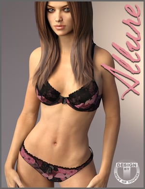 Allure Lingerie for Genesis 3 Female(s) by: outoftouch, 3D Models by Daz 3D