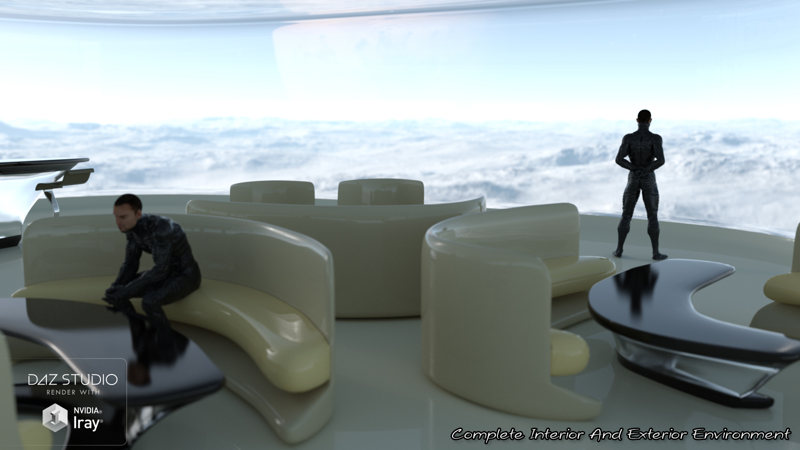 The Modular Lounge by: V3Digitimes, 3D Models by Daz 3D