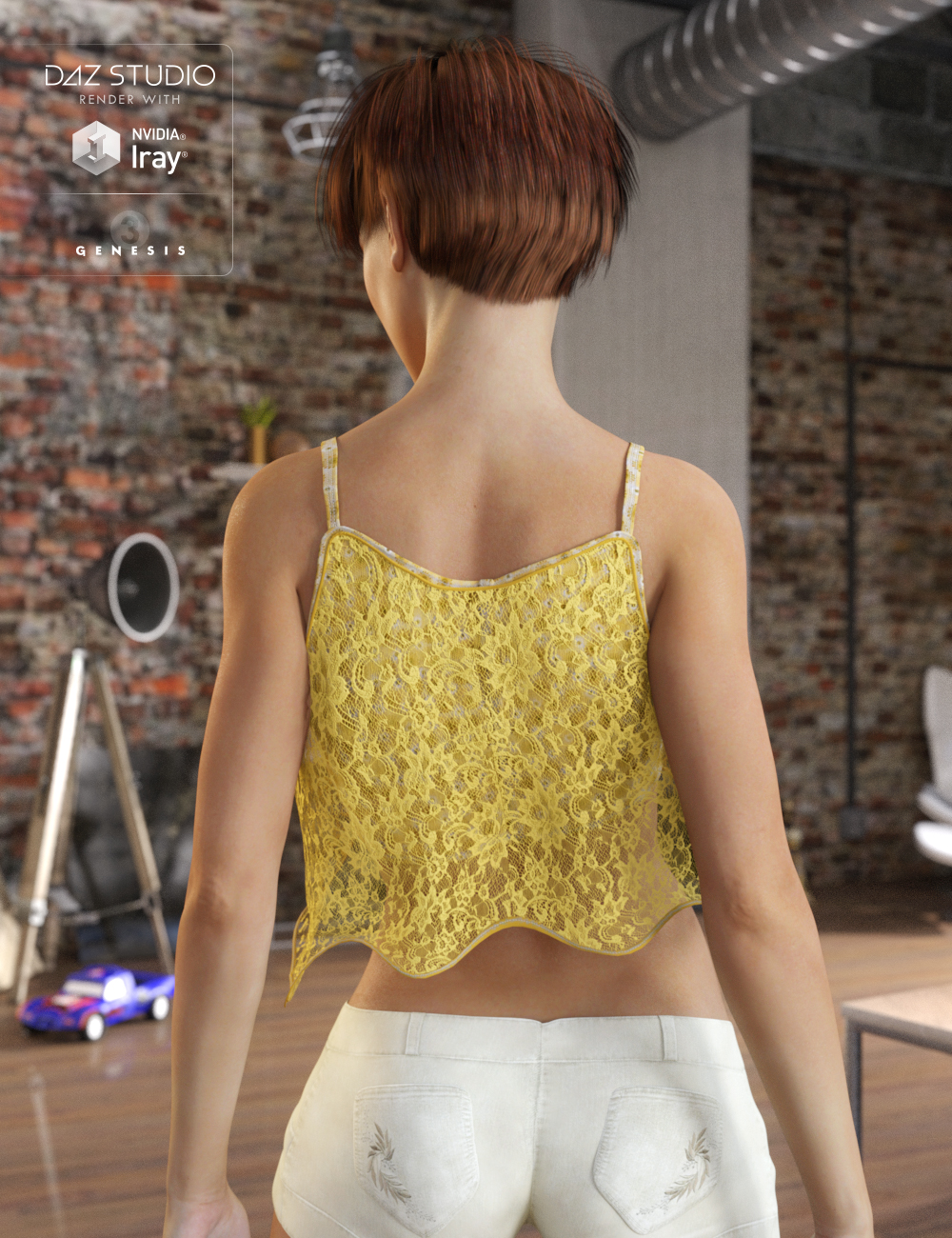Alisha Top for Genesis 3 Female(s) by: Karth, 3D Models by Daz 3D