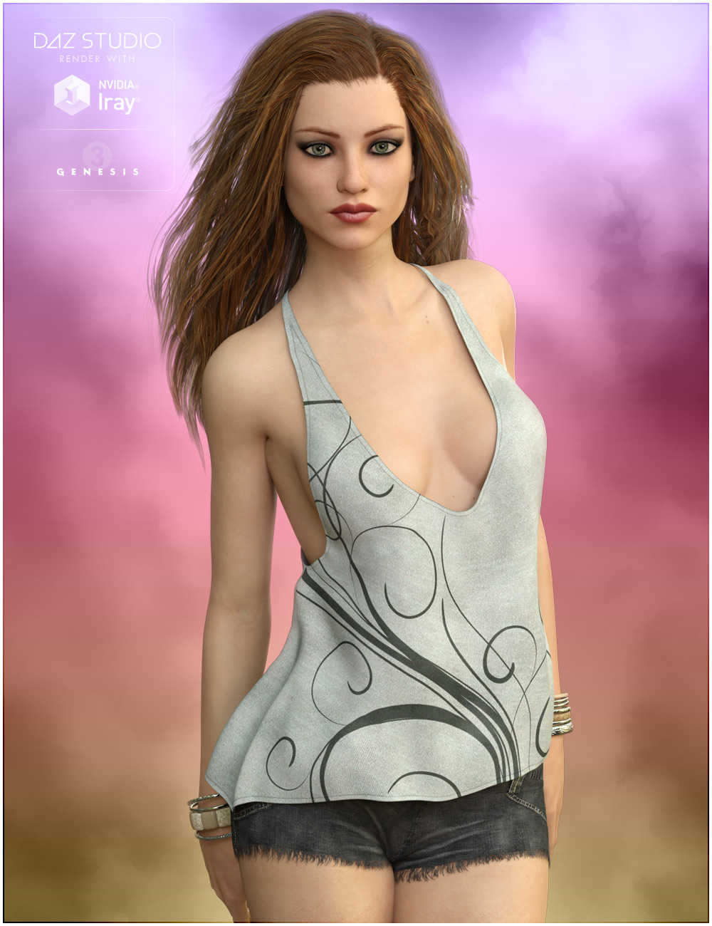 FWSA Bonnie HD for Victoria 7 by: Fred Winkler ArtSabby, 3D Models by Daz 3D