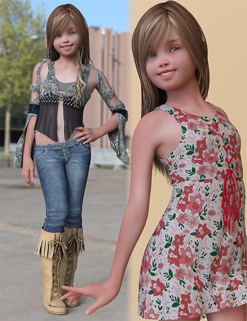 Skyler Character and Hair for Genesis 3 Female(s) by: 3D Universe, 3D Models by Daz 3D