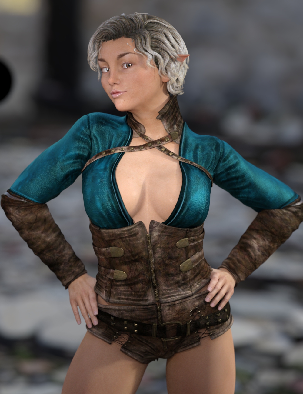 Fantastical Features for Genesis 3 Female(s) by: Sickleyield, 3D Models by Daz 3D