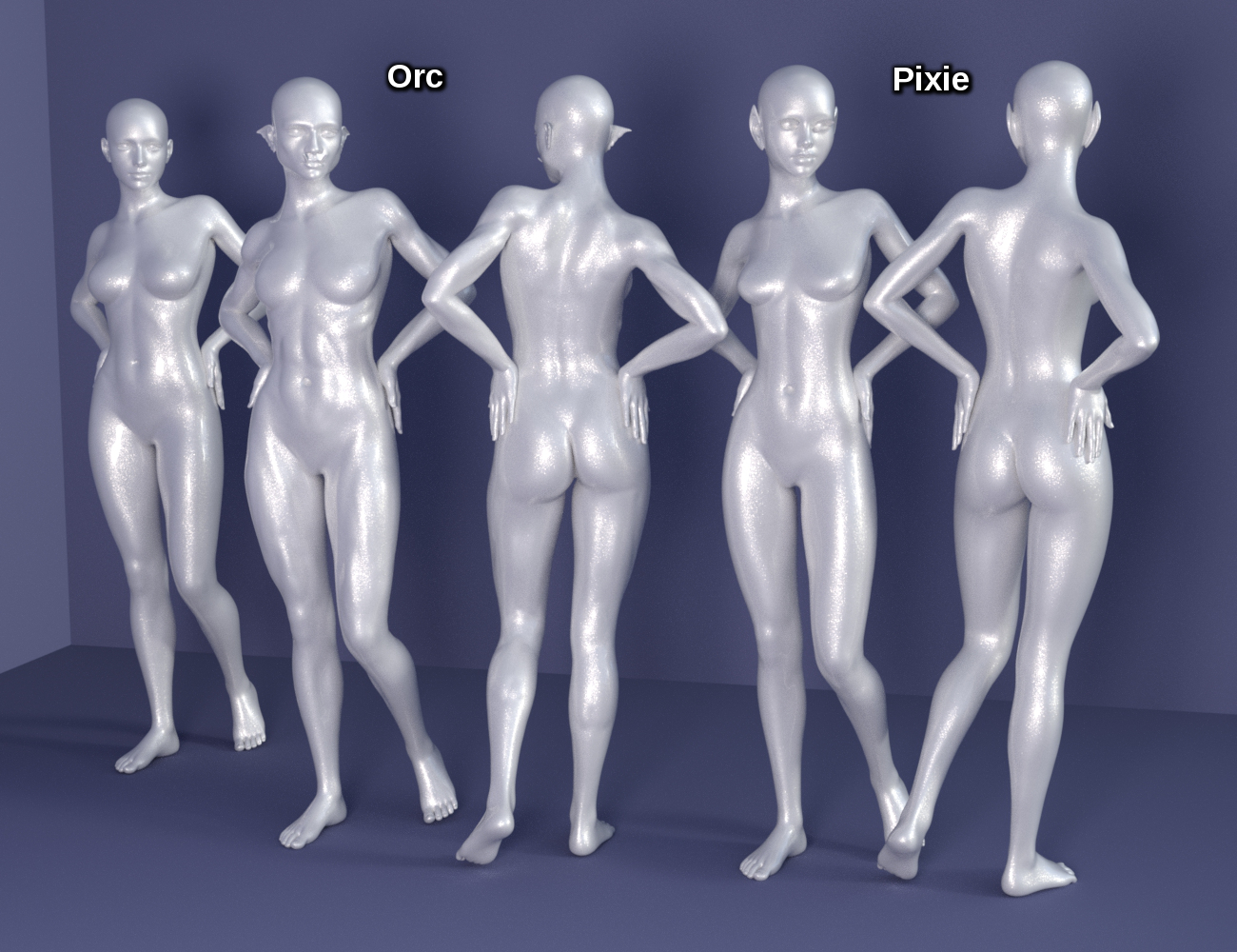 Fantastical Features for Genesis 3 Female(s) by: Sickleyield, 3D Models by Daz 3D
