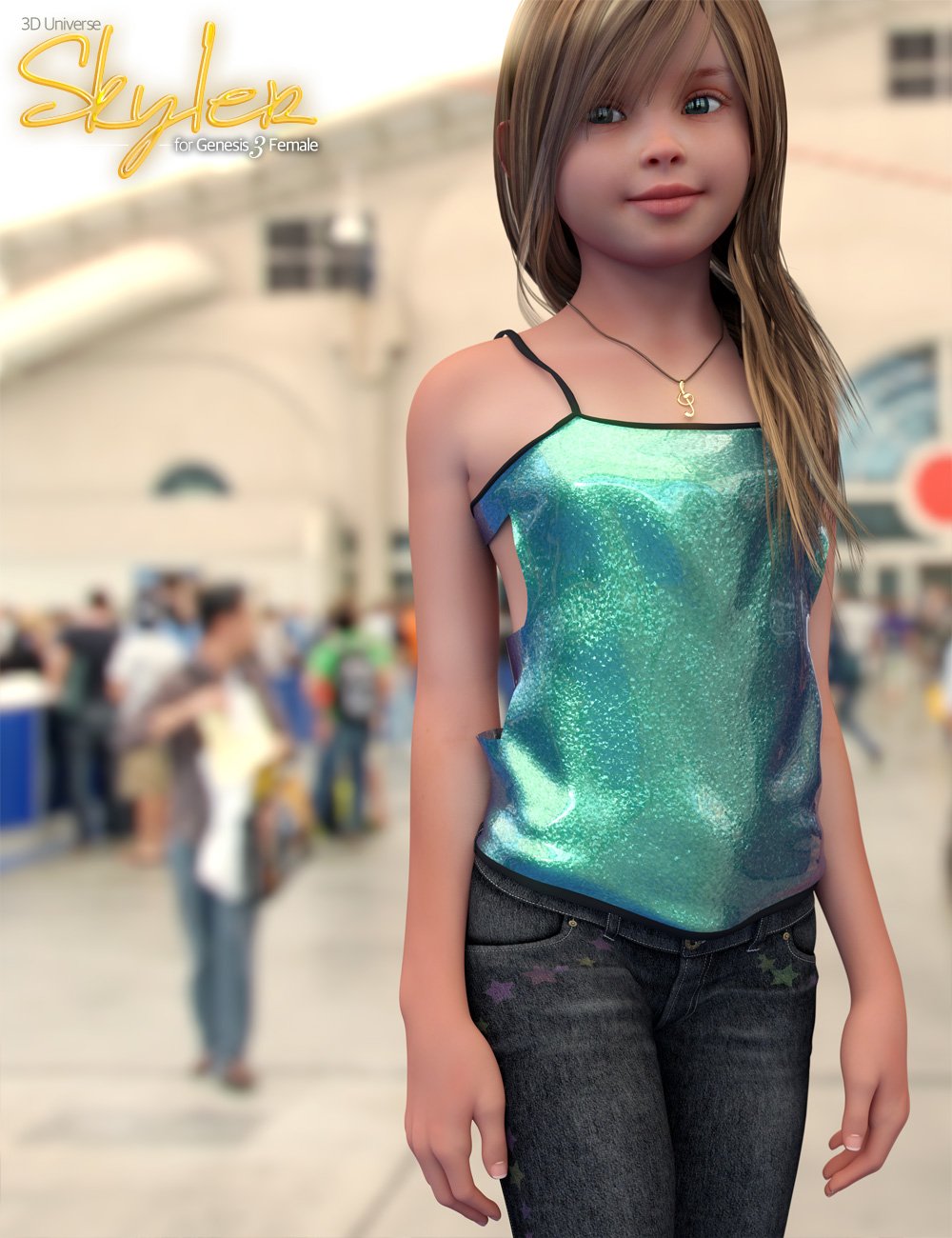 Skyler for Genesis 3 Female(s) Bundle by: 3D Universe, 3D Models by Daz 3D