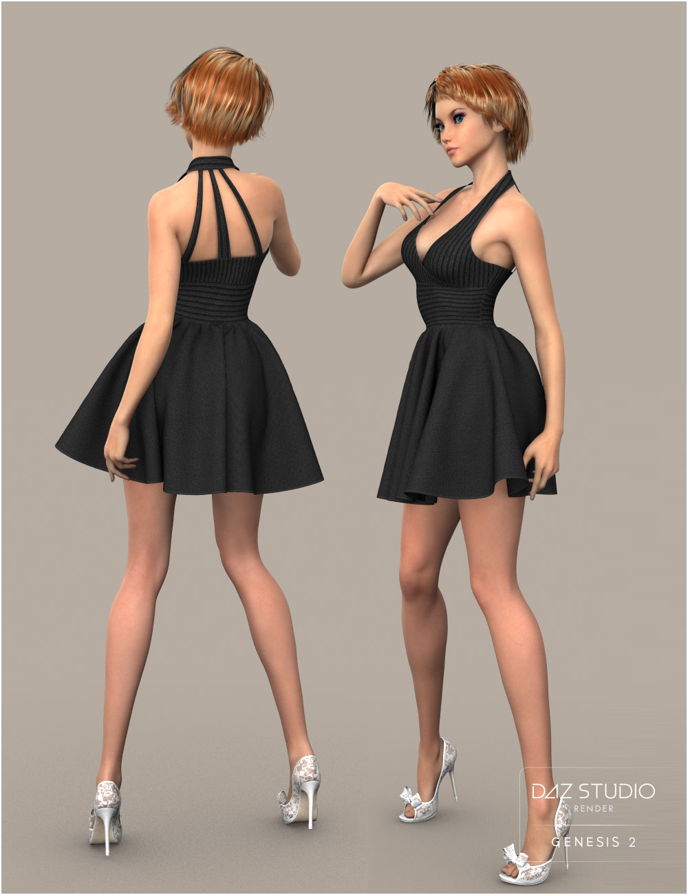 W Skirt for Genesis 2 Female(s) by: Cute3D, 3D Models by Daz 3D