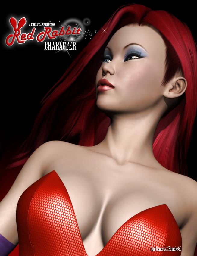 Red Rabbit Character for Genesis 2 Female(s) by: Pretty3DMytilus, 3D Models by Daz 3D
