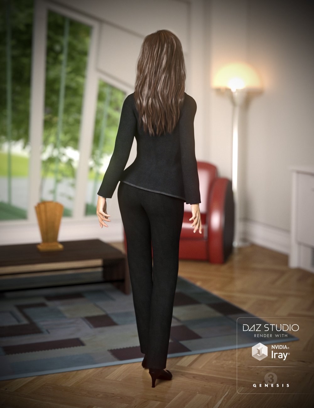 Business Suit for Genesis 3 Female(s) by: OziChickRavenhair, 3D Models by Daz 3D