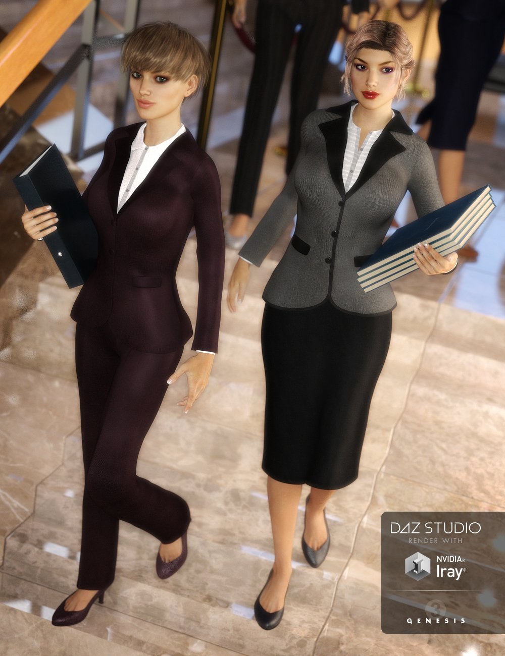 Business Suit Textures by: OziChick, 3D Models by Daz 3D