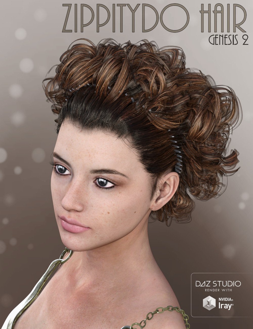 ZippityDo Hair ZippityDo Hair by: goldtassel, 3D Models by Daz 3D