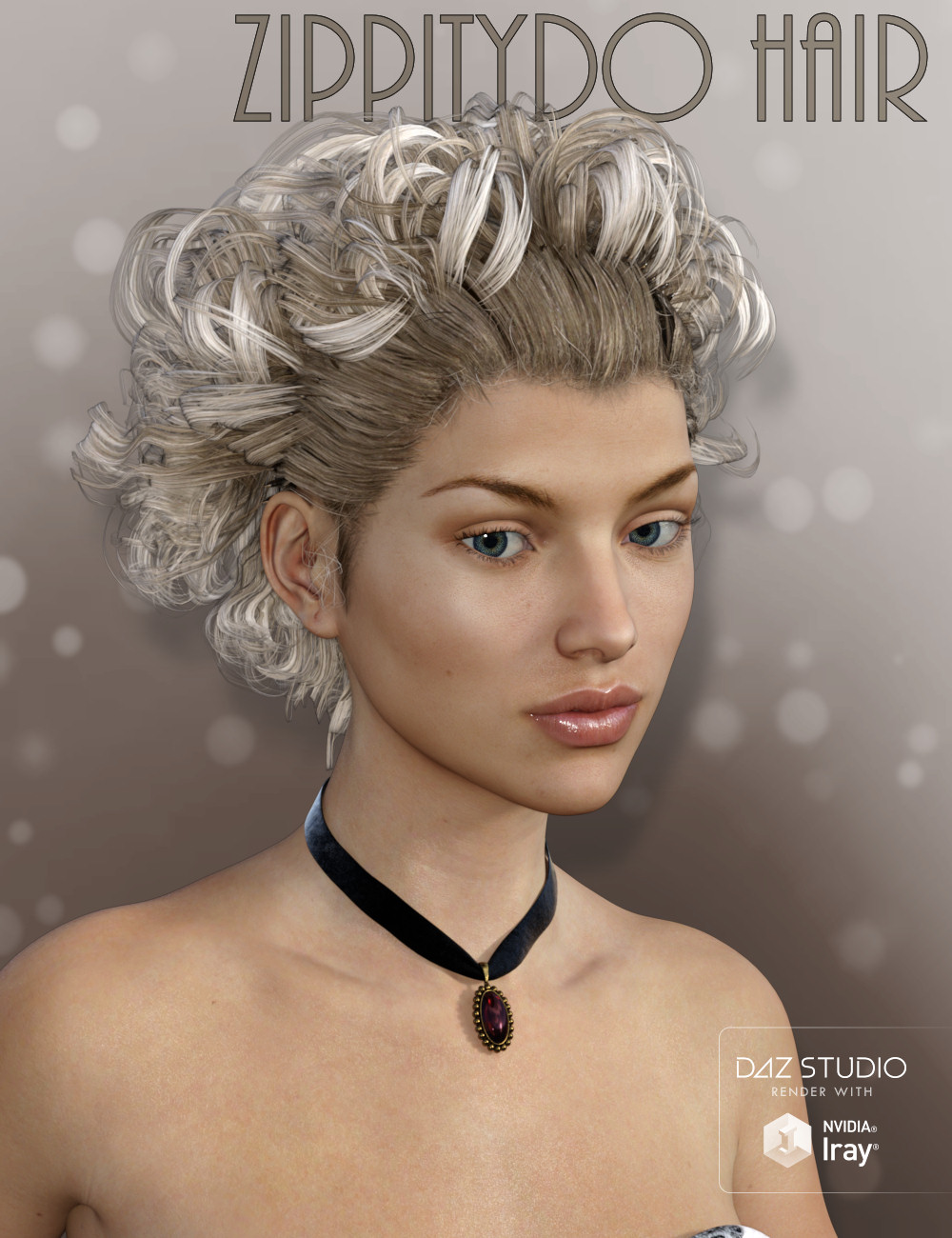 ZippityDo Hair by: goldtassel, 3D Models by Daz 3D
