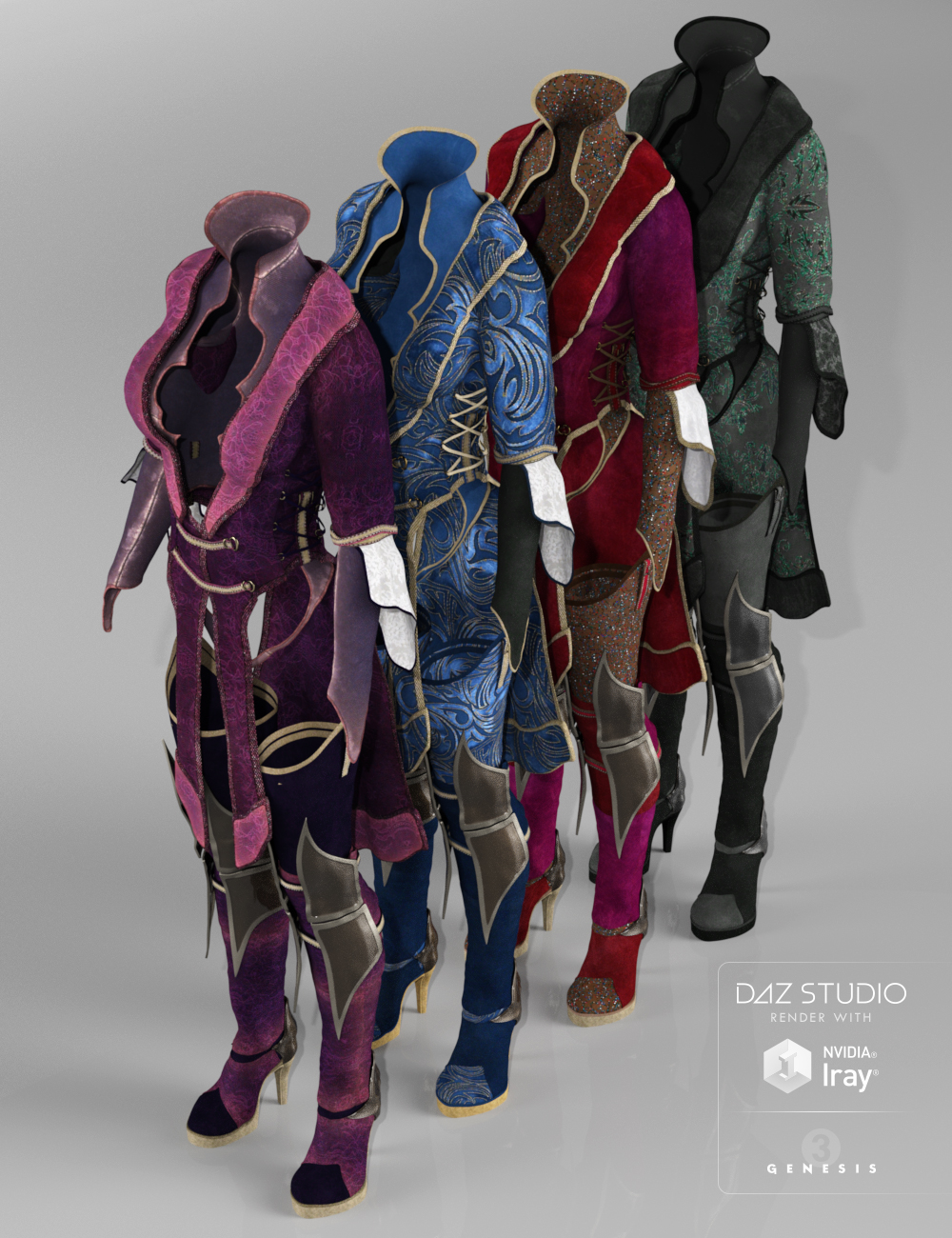 Zodiac Sorceress Textures by: Sarsa, 3D Models by Daz 3D