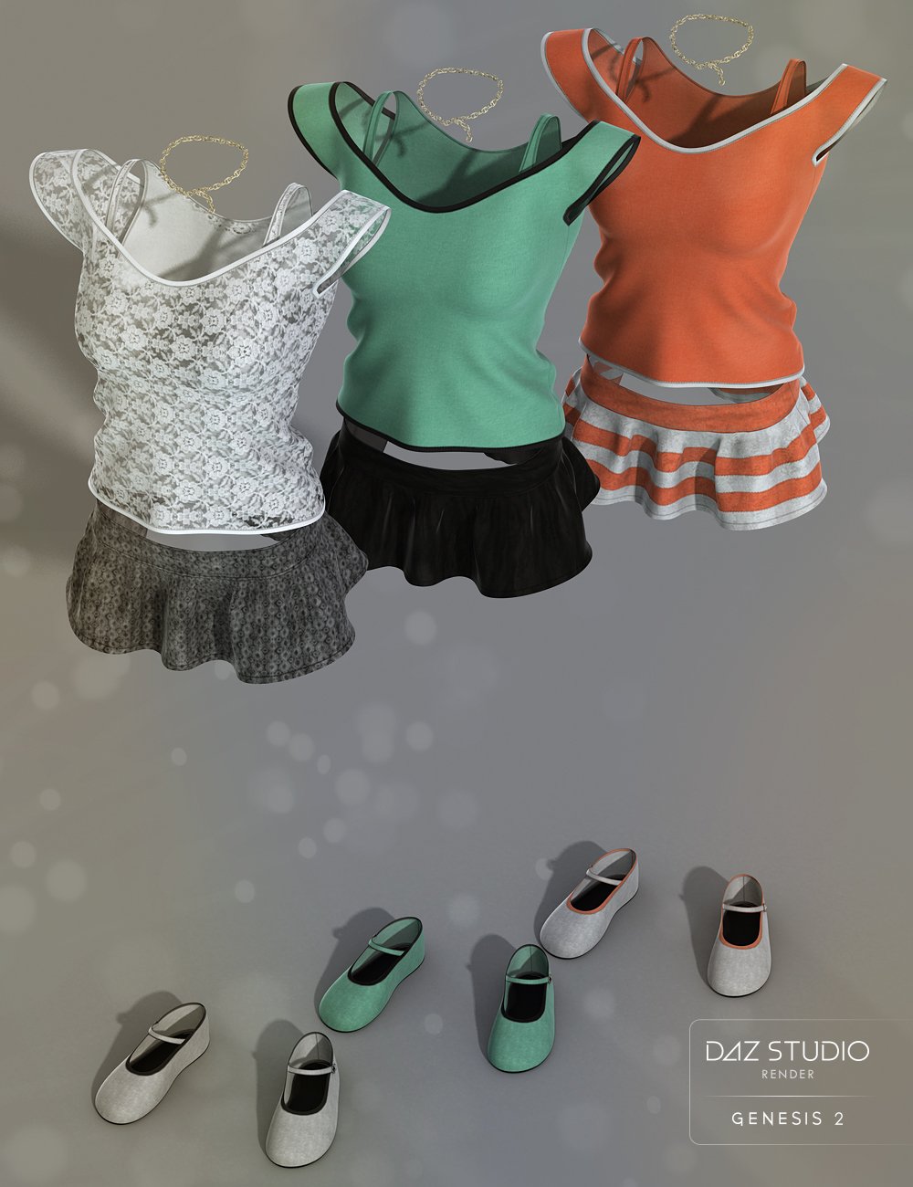 Little Flirt Outfit for Genesis 2 Female(s) Little Flirt Outfit for Genesis 2 Female(s) by: Bluebird 3D ClothingSarsa, 3D Models by Daz 3D