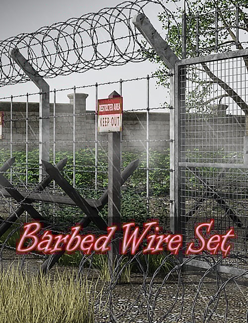 Barbed Wire Set Daz 3D