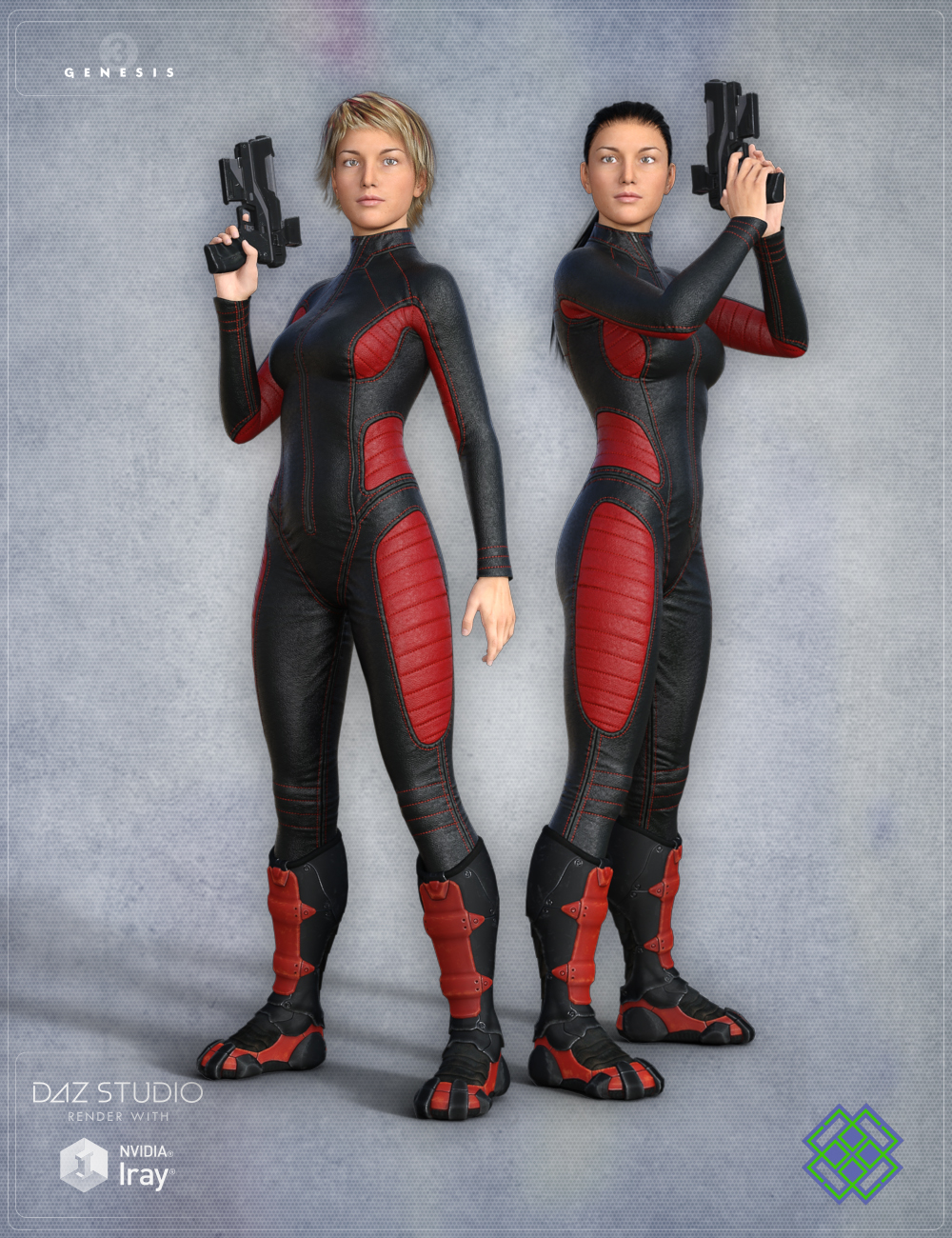 Gun GR15 for Genesis 3 Female(s) by: Velemudr, 3D Models by Daz 3D