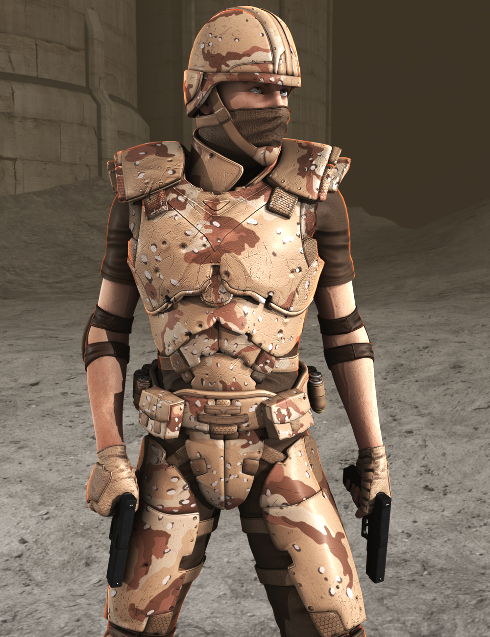 Soldier 2025 for Genesis 2 Male(s) by: Yura, 3D Models by Daz 3D