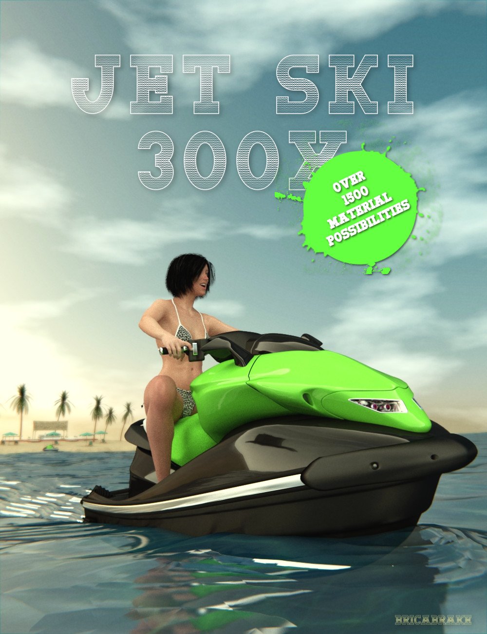 Jetski 300X by: ELS, 3D Models by Daz 3D