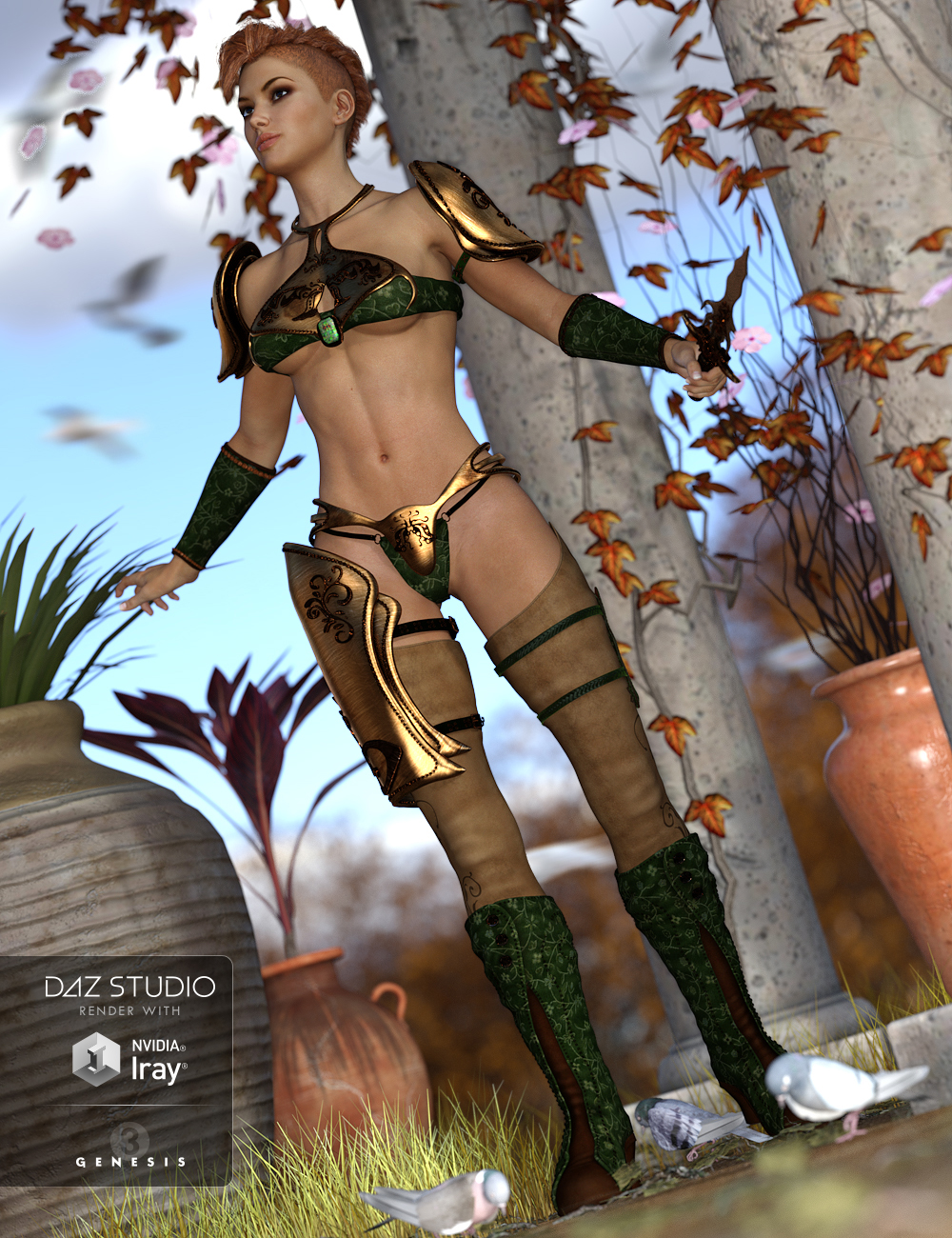 Battle Driven Melee Textures by: Arien, 3D Models by Daz 3D