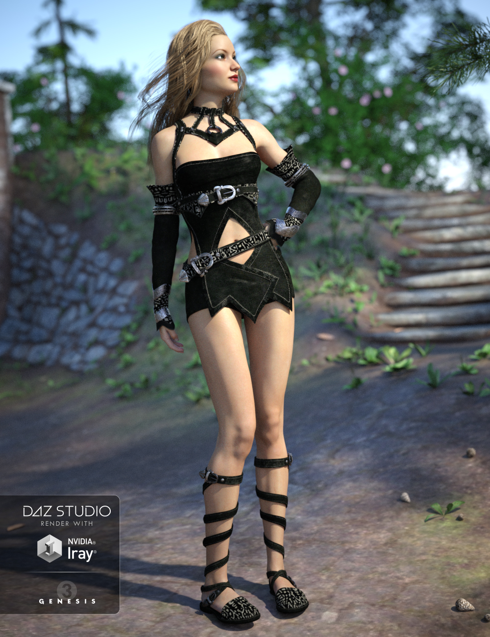 Greenleaf Outfit Textures by: Anna Benjamin, 3D Models by Daz 3D