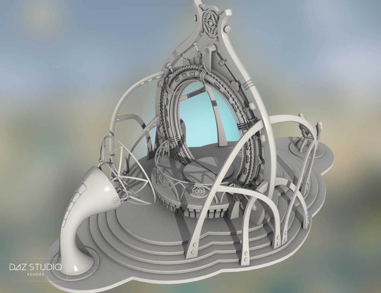 Atlantida Portal by: petipet, 3D Models by Daz 3D