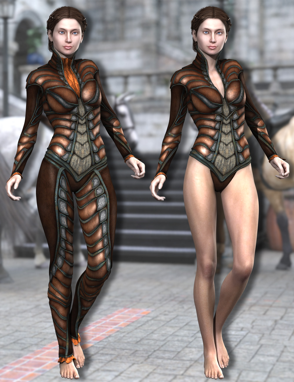 Rune Outfit for Genesis 2 Female(s) by: Arki, 3D Models by Daz 3D