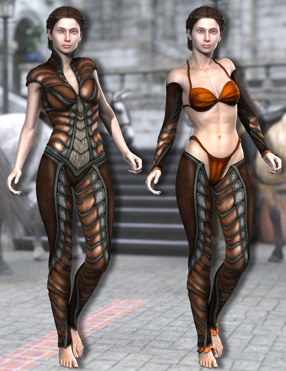 Rune Outfit for Genesis 2 Female(s) by: Arki, 3D Models by Daz 3D