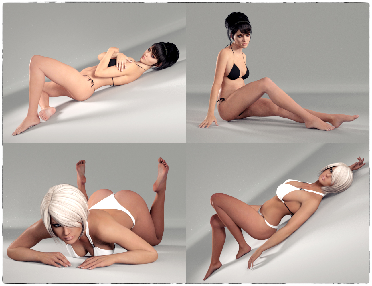 Digital Pose Set Volume 2 by: Digital Touch, 3D Models by Daz 3D