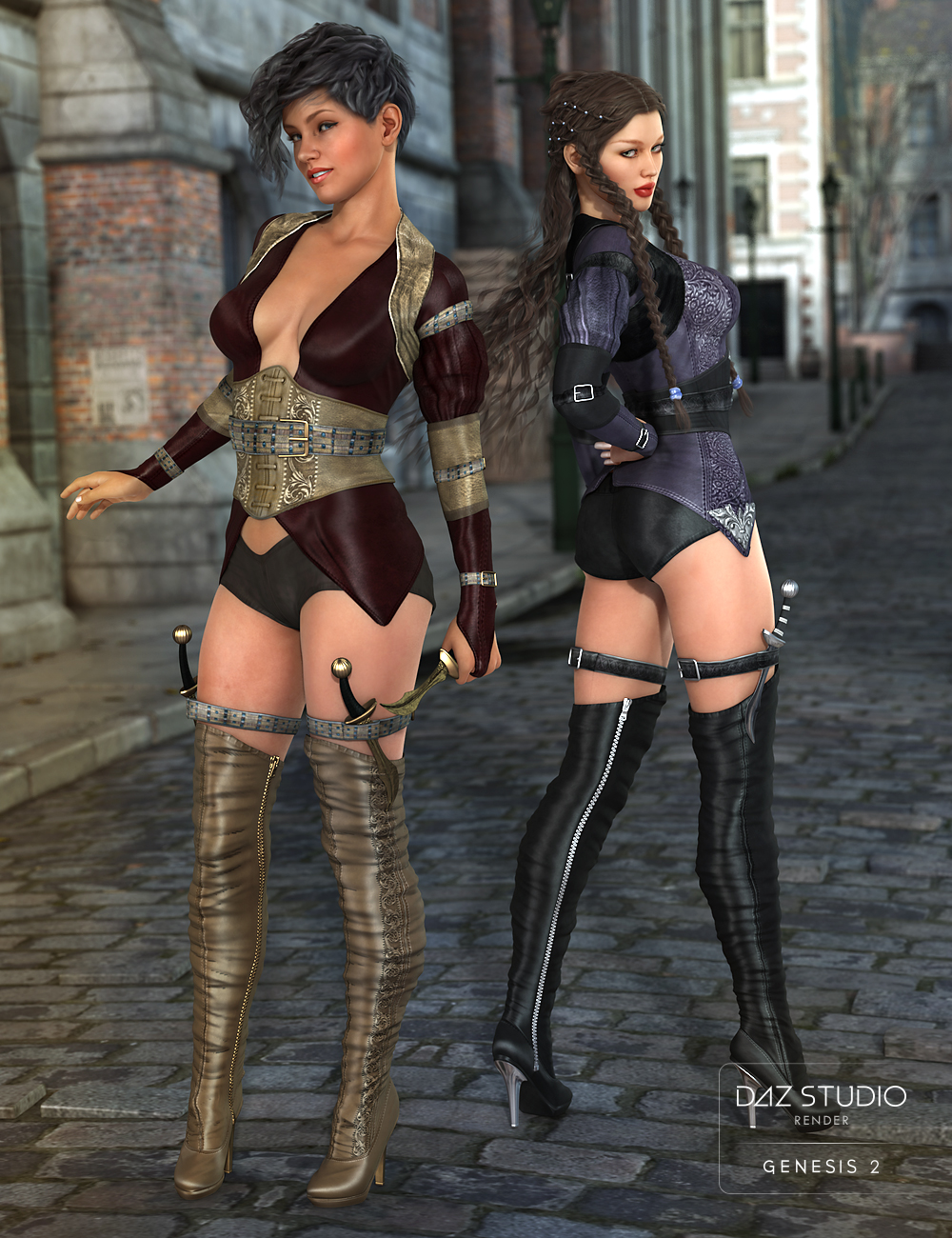 Renegade Hunter for Genesis 2 Female(s) by: NikisatezShox-Design, 3D Models by Daz 3D