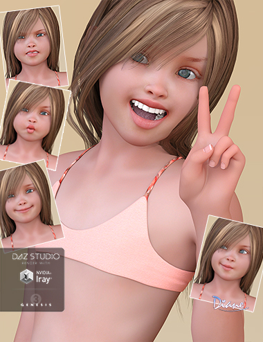 Adorbs Expressions for Skyler and Genesis 3 Female(s) by: Diane, 3D Models by Daz 3D