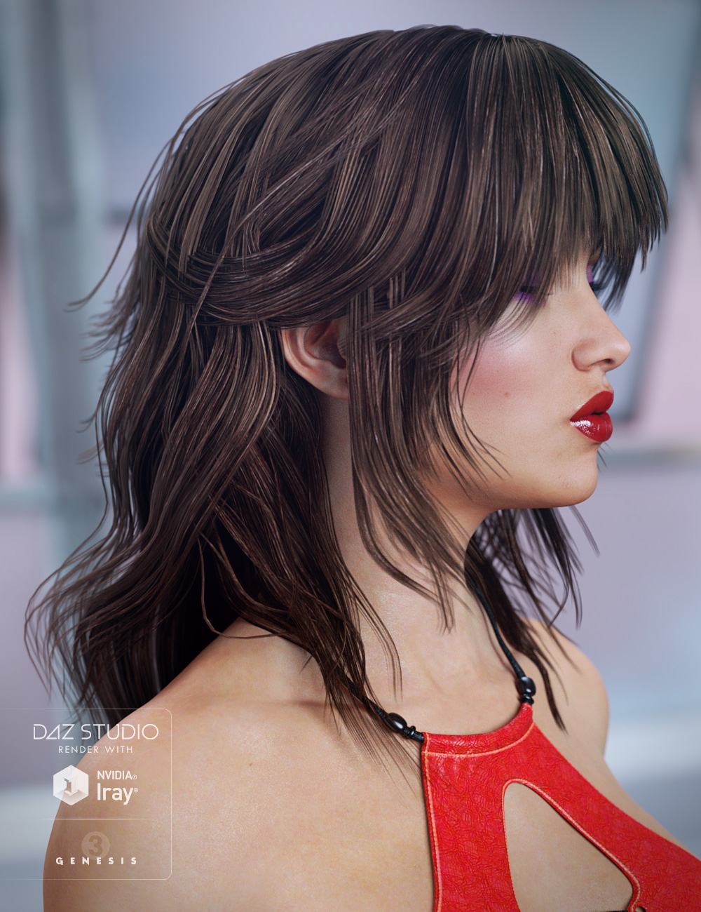 Paisley Hair for Genesis 3 Female(s) by: goldtassel, 3D Models by Daz 3D