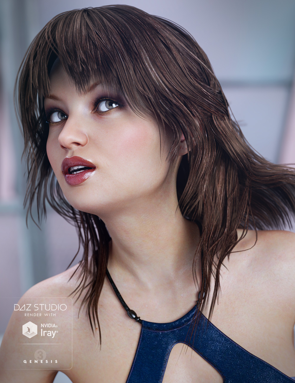 Paisley Hair for Genesis 3 Female(s) by: goldtassel, 3D Models by Daz 3D
