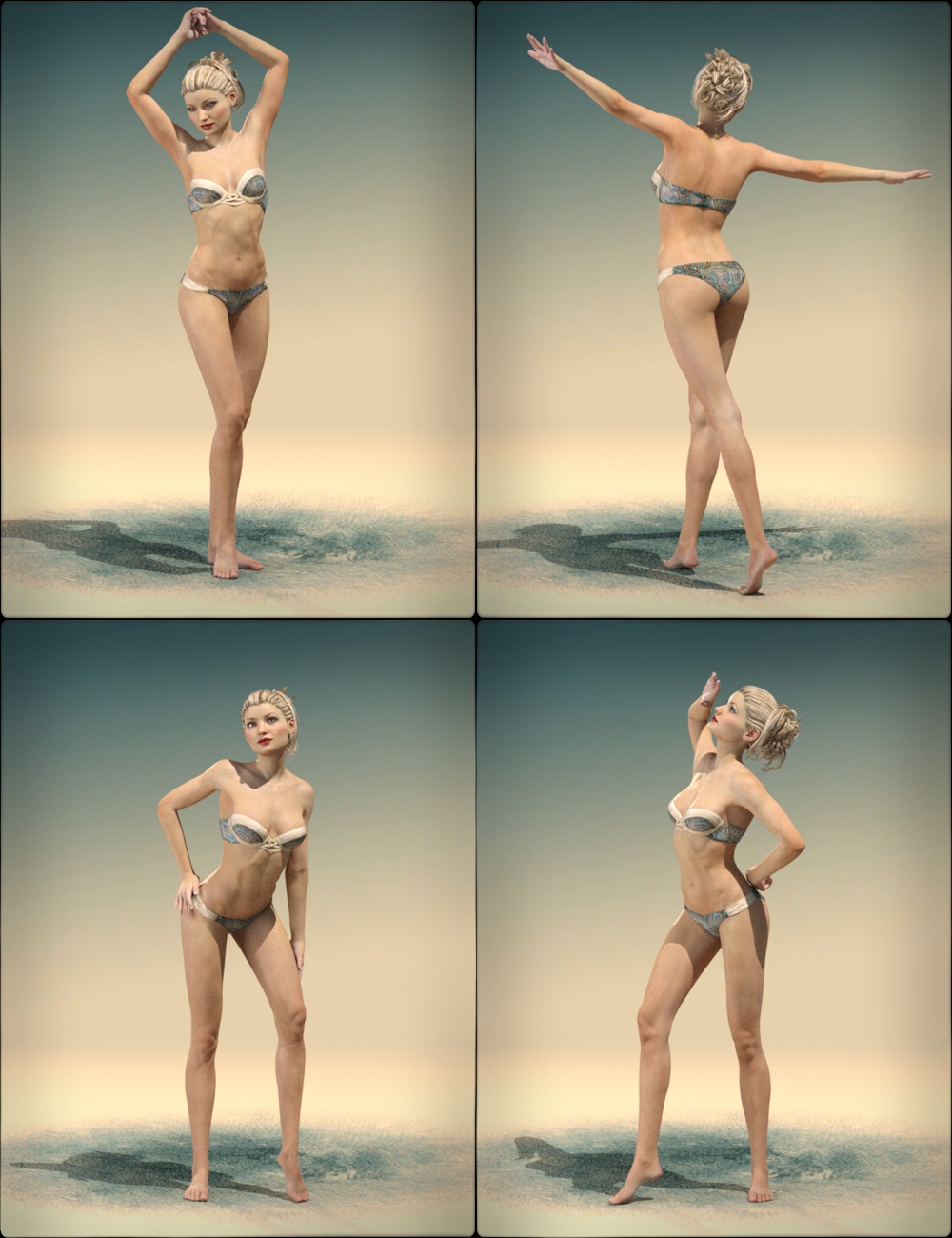 Precious Model Poses for Eva 7 - On The Floor by: 3D-GHDesignvikike176, 3D Models by Daz 3D