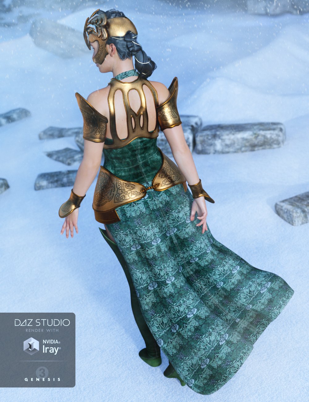 Valkyrie Outfit for Genesis 3 Female(s) by: Arien, 3D Models by Daz 3D